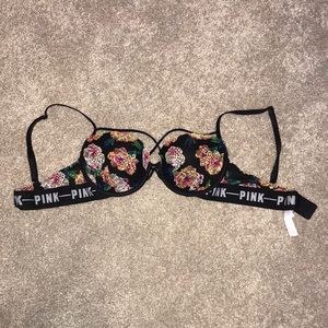 Pink Victoria’s Secret Push-Up Date Bra